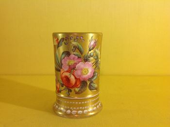 A Spode small cylindrical spill vase