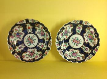 A pair of Worcester plates