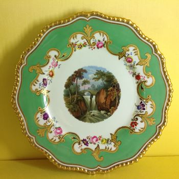 A Flight, Barr and Barr Worcester plate 