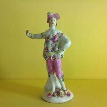 A rare Derby figure of an actor 