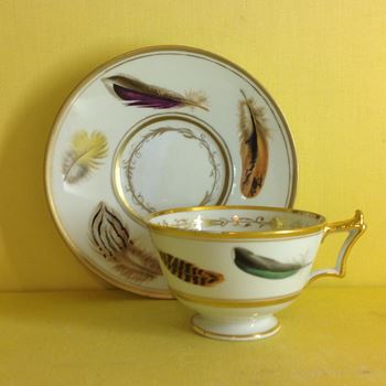 A Fight, Barr and Barr Worcester tea cup and saucer 