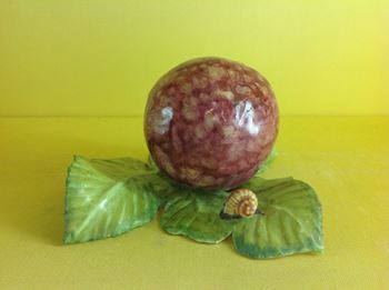 An Anne Gordon porcelain model of a melon