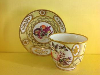 A Coalport breakfast cup and saucer 