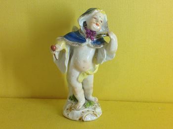 A Meissen figure of Cupid in disguise 