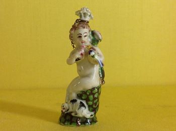 A rare Charles Gouyn (St James's Factory) scent bottle and stopper 