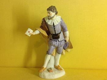A Meissen figure from the Italian Comedy 