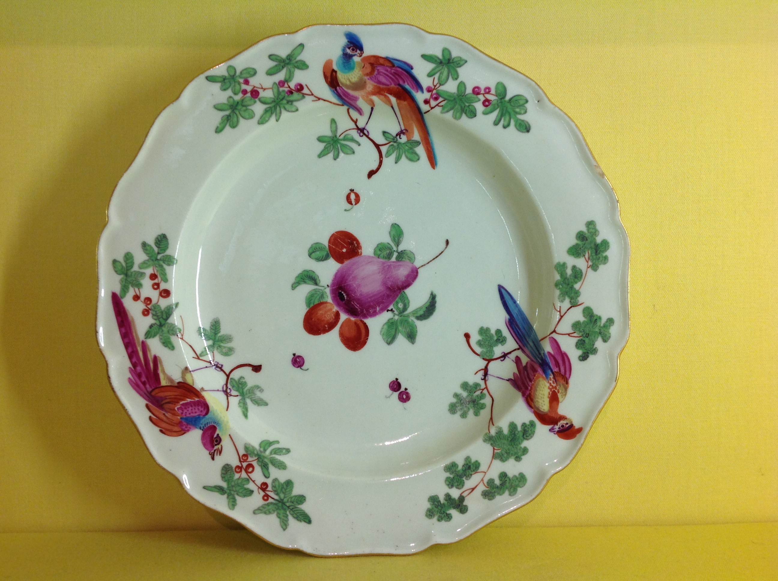 A rare Worcester plate