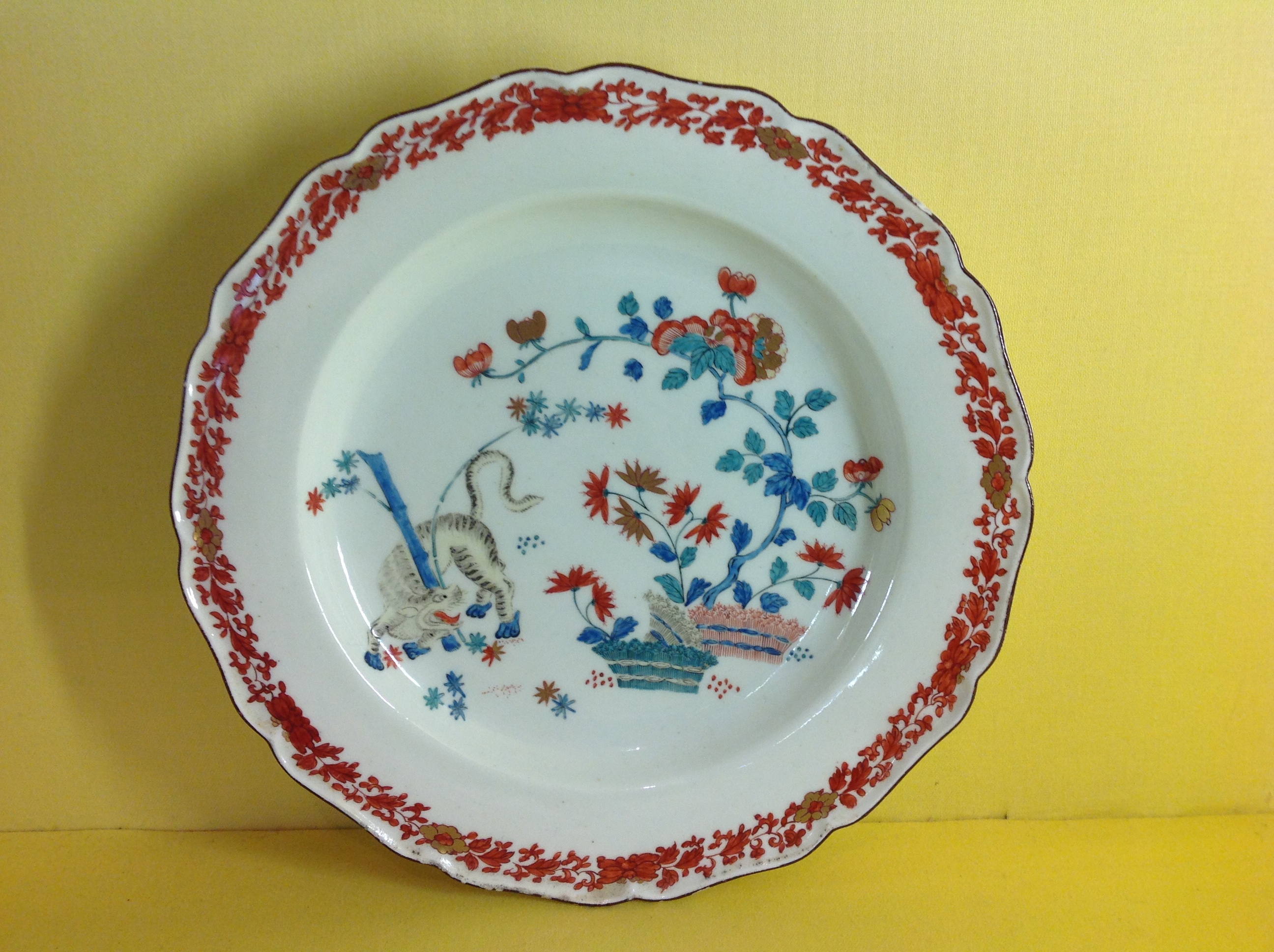 A rare Worcester plate