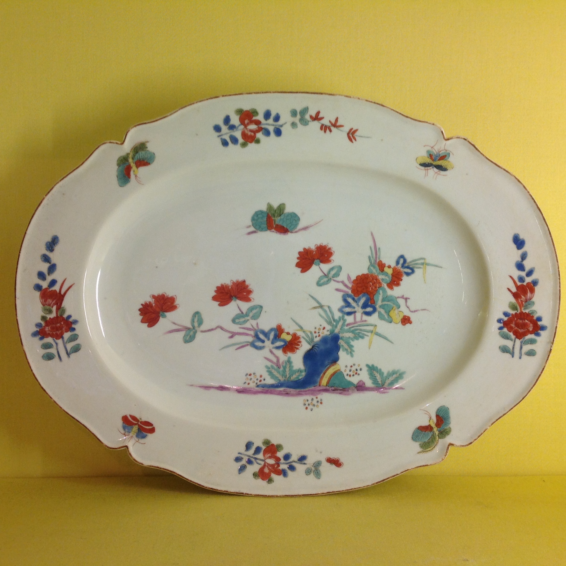 A rare Chelsea oval dish