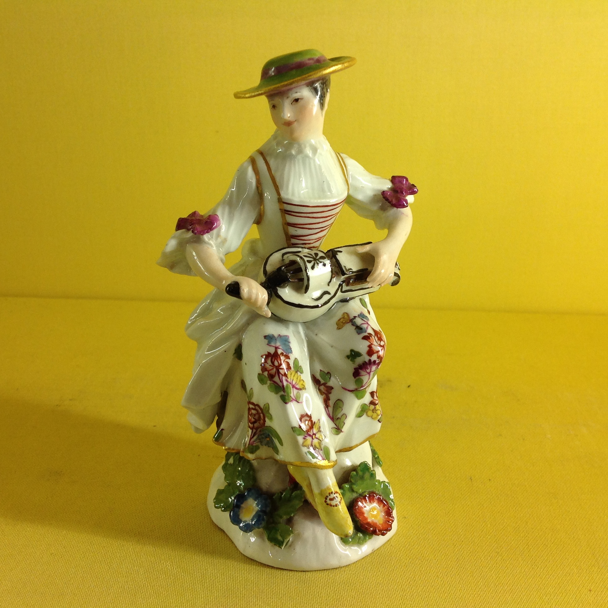 A Meissen figure of Columbine 