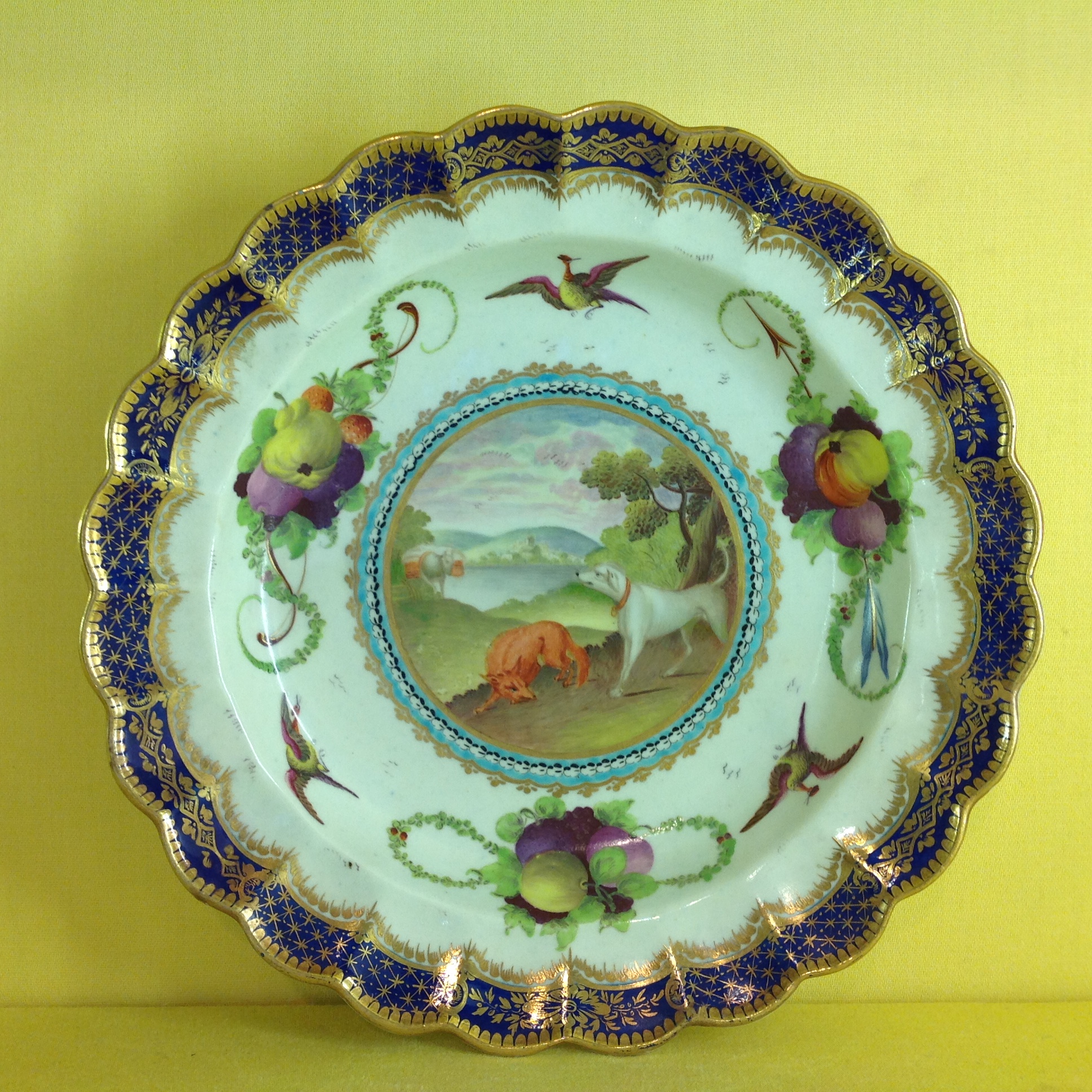 A Worcester plate 