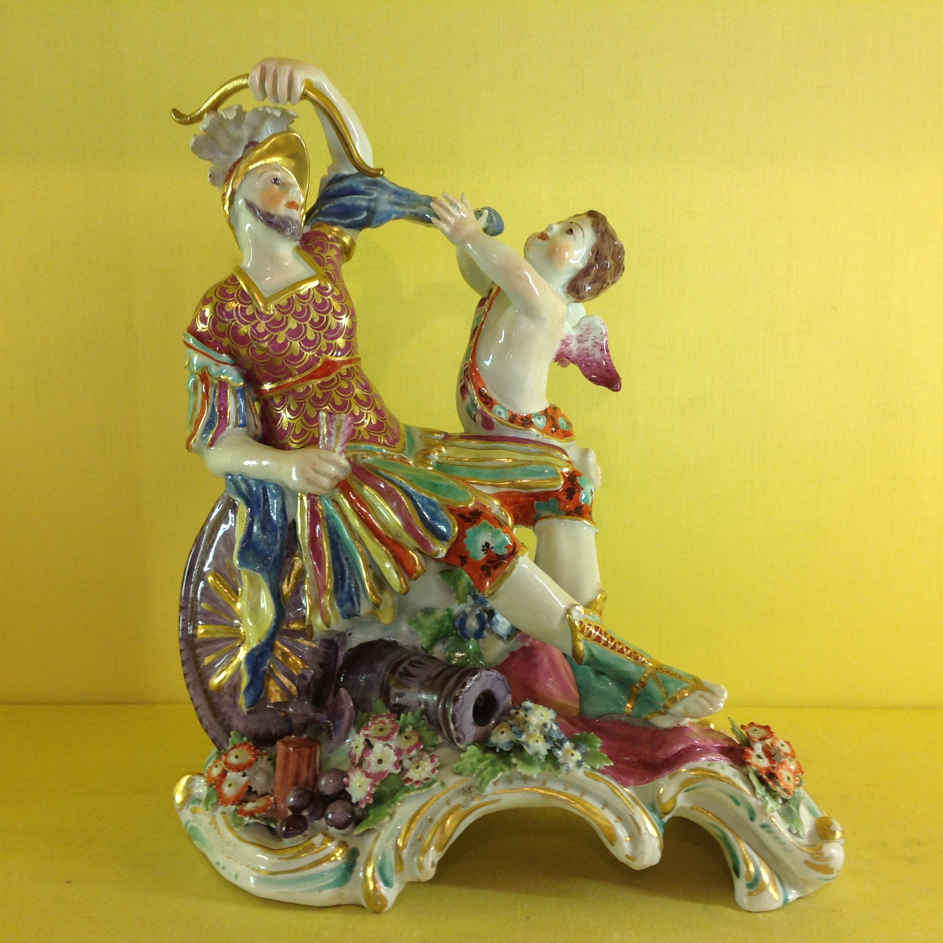 A fine Bow group of Mars and Cupid 