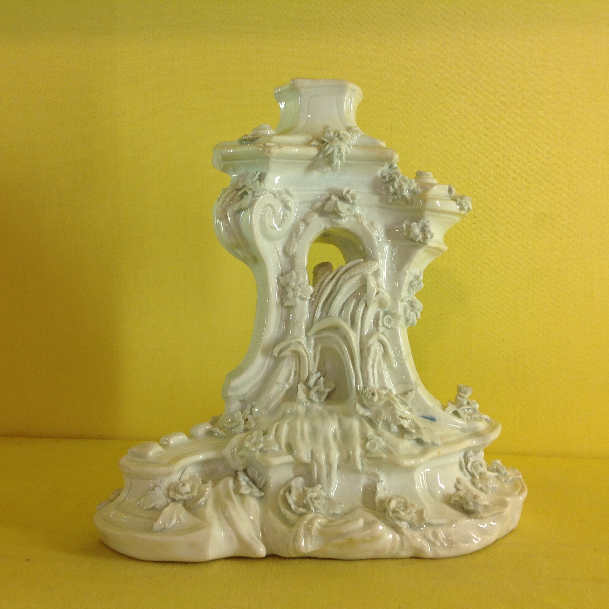 An extremely rare Chelsea model of ruins 