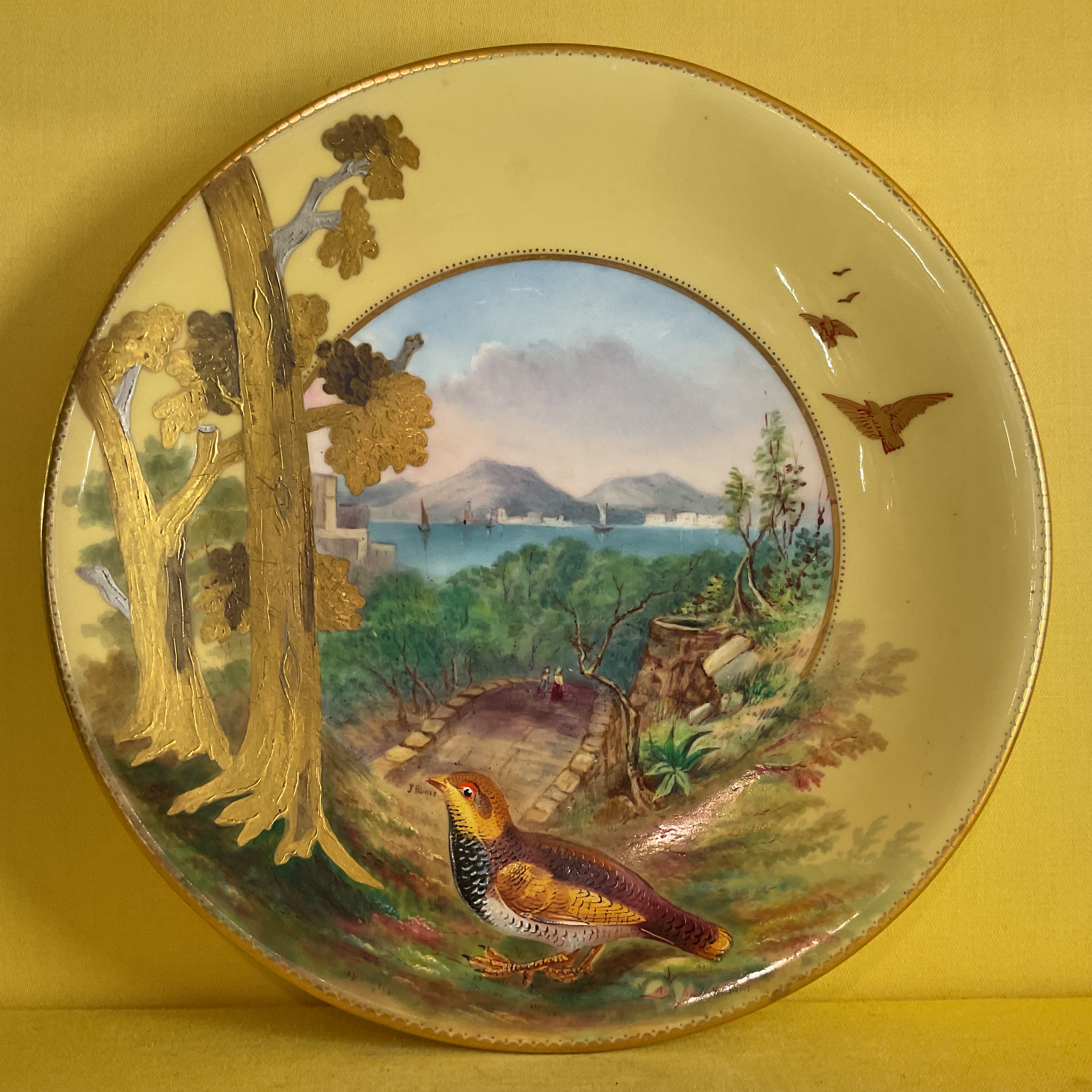 A Royal Crown Derby plate 