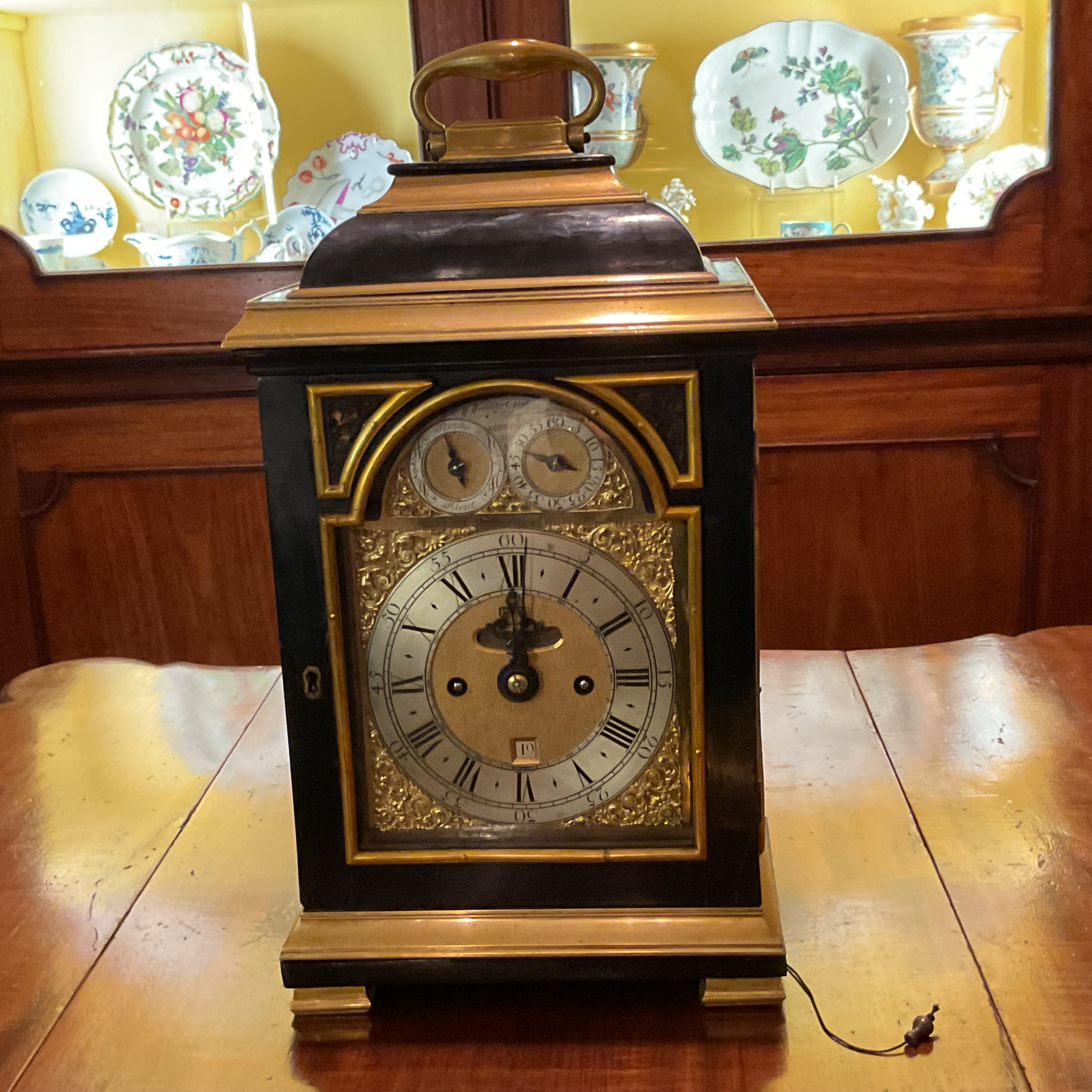 William Webster, A fine 18th century bracket clock