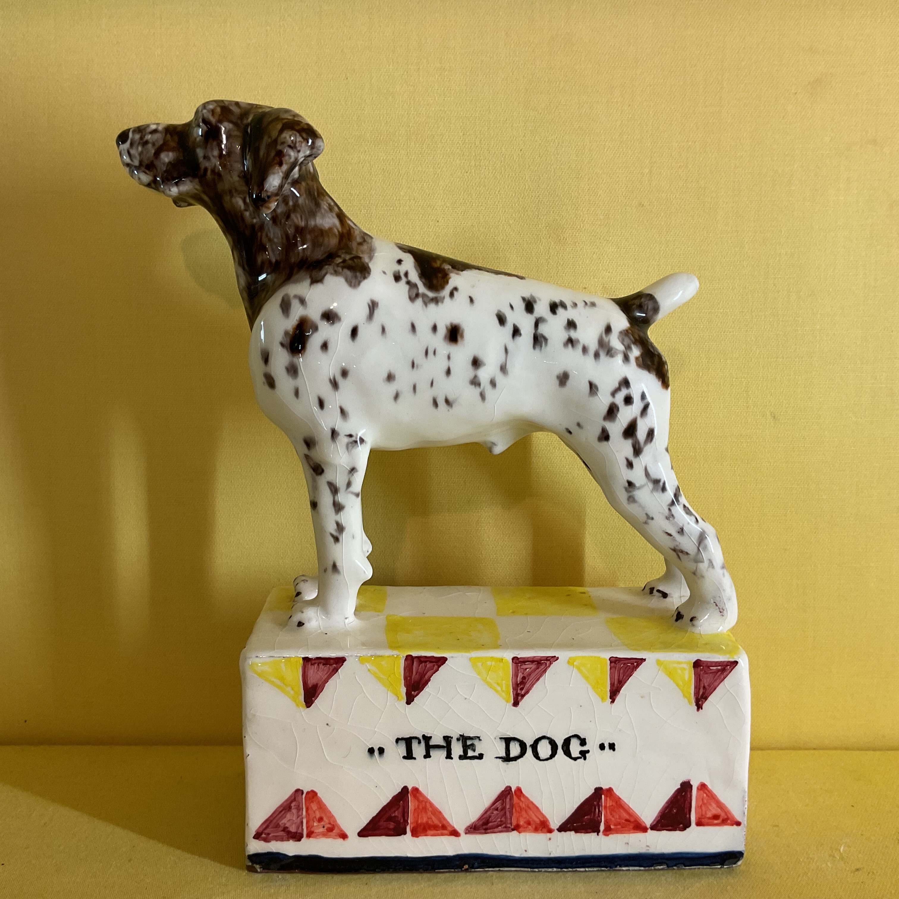 A David Cleverly model of a dog 