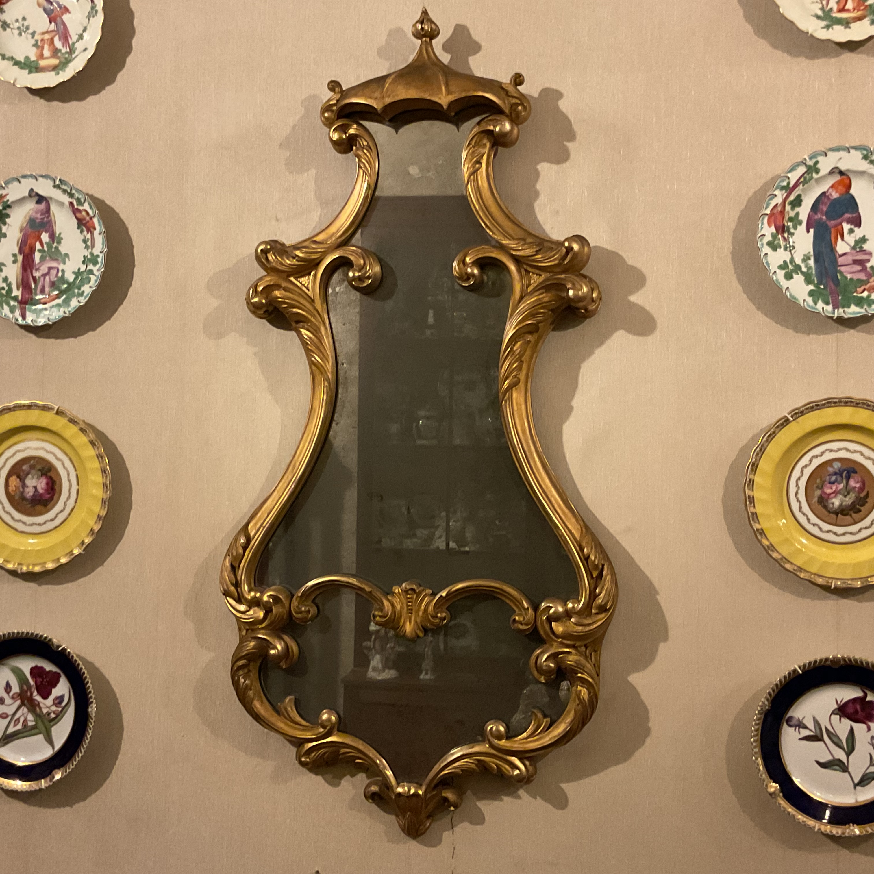 A pair of George IV wall mirrors 