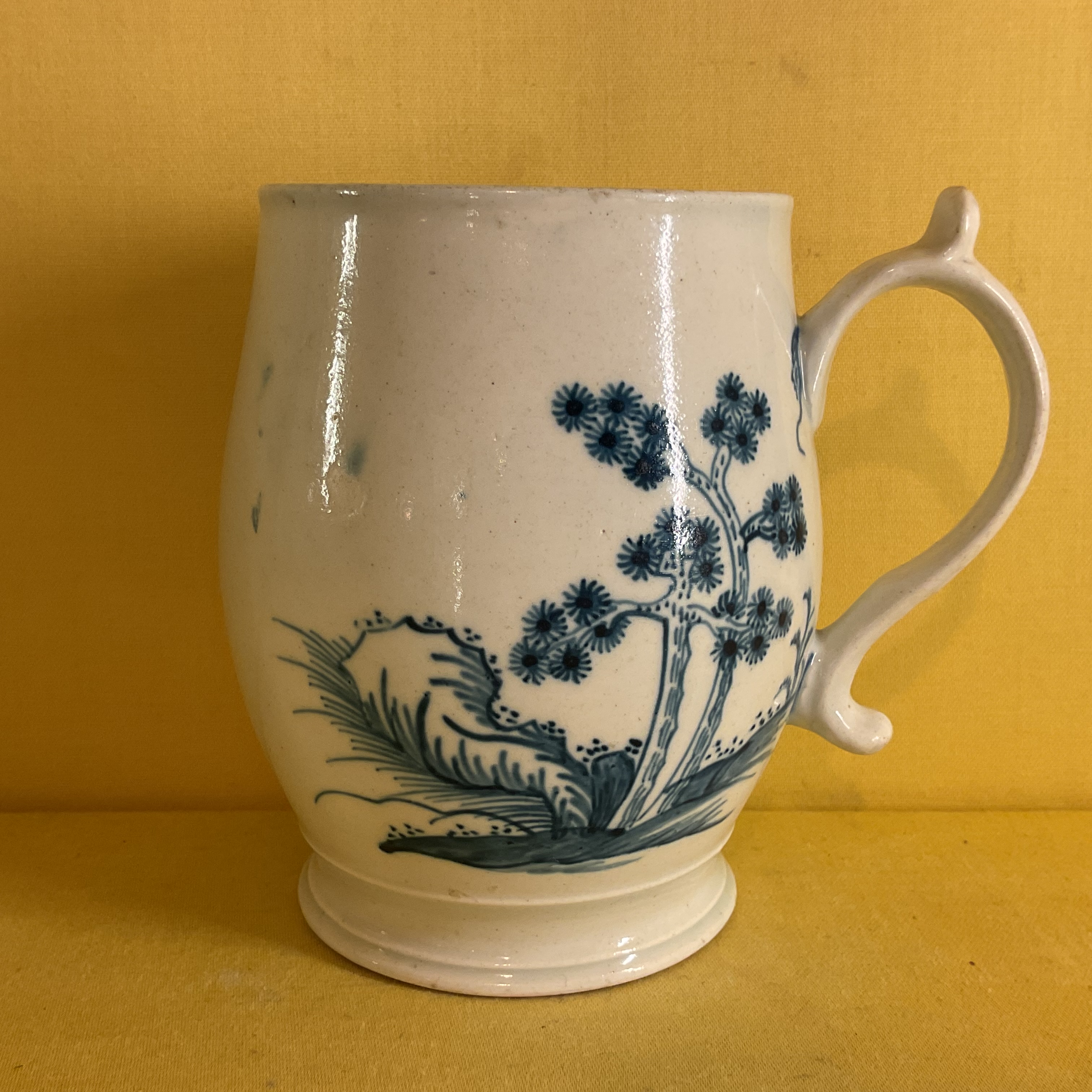 A Liverpool barrel shaped mug 