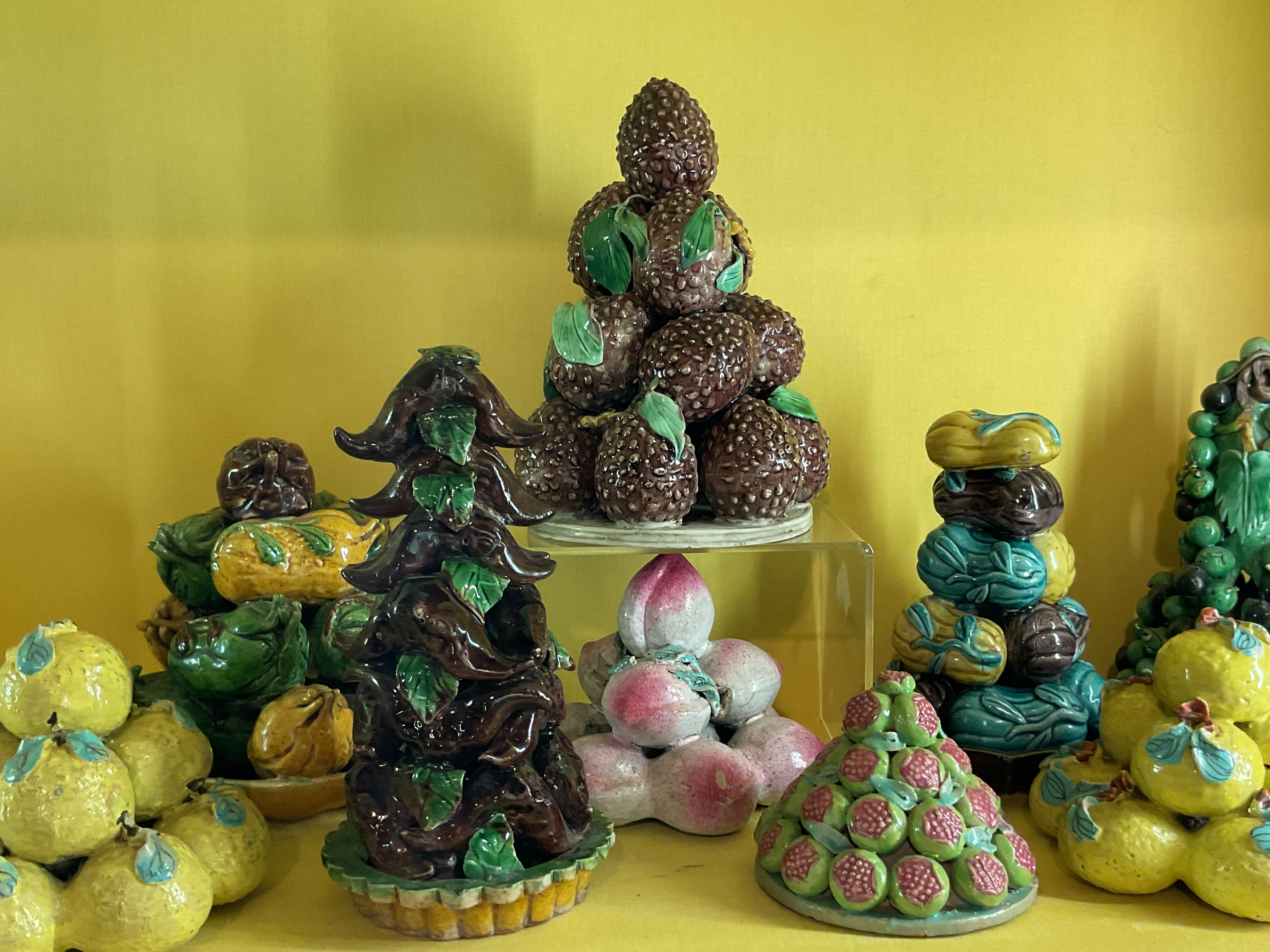 A collection of twelve Chinese table ornaments 