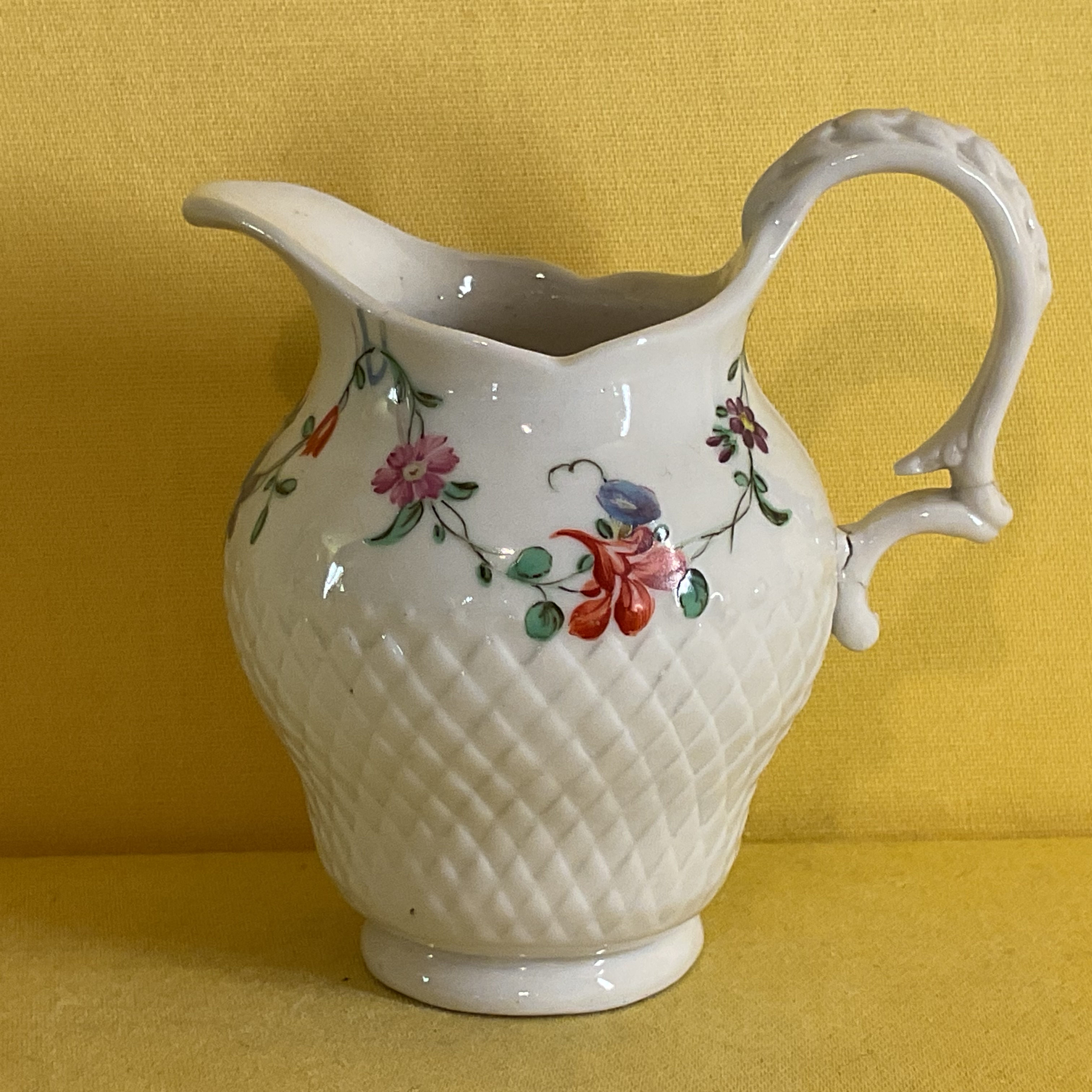 A Bristol small cream jug