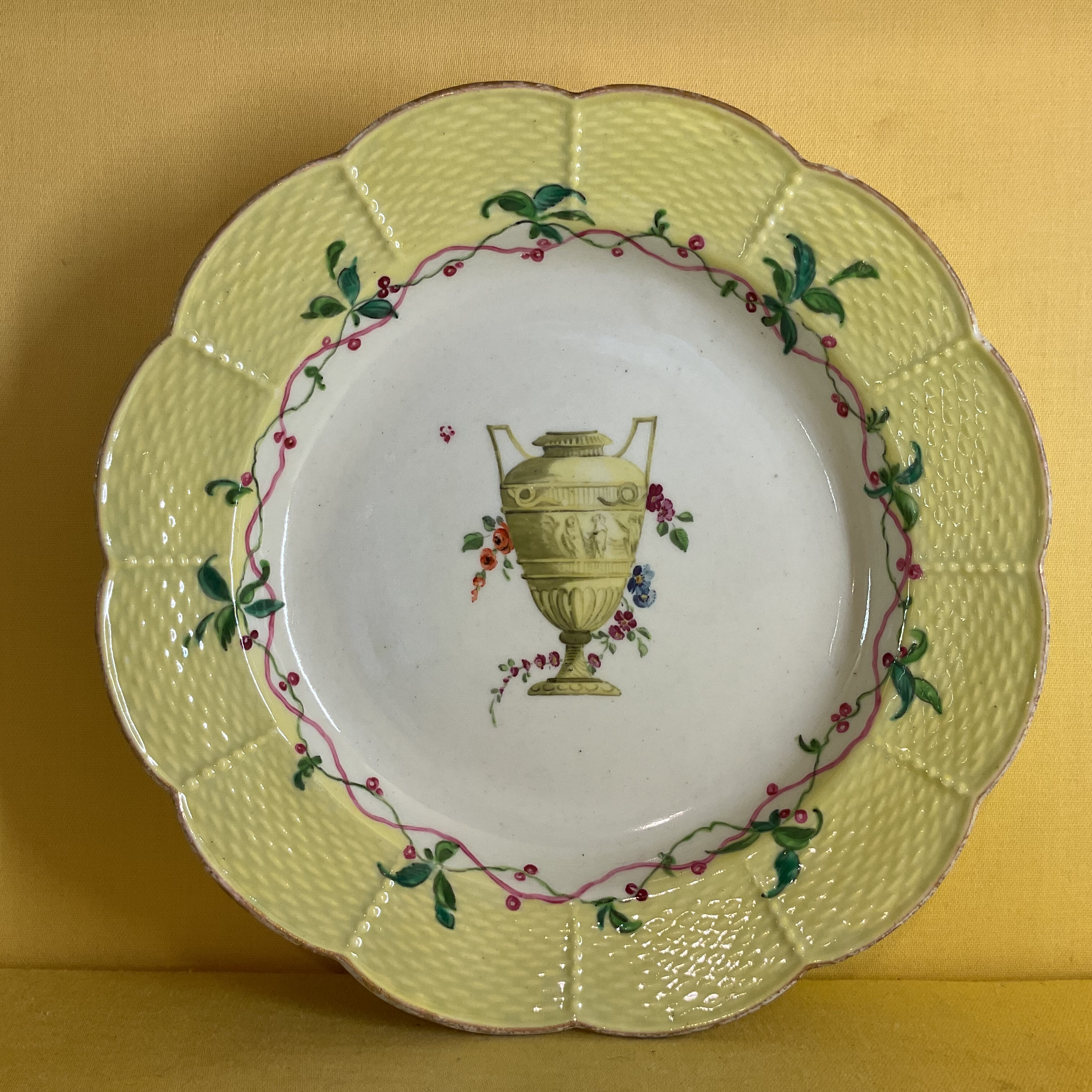 A rare Worcester plate