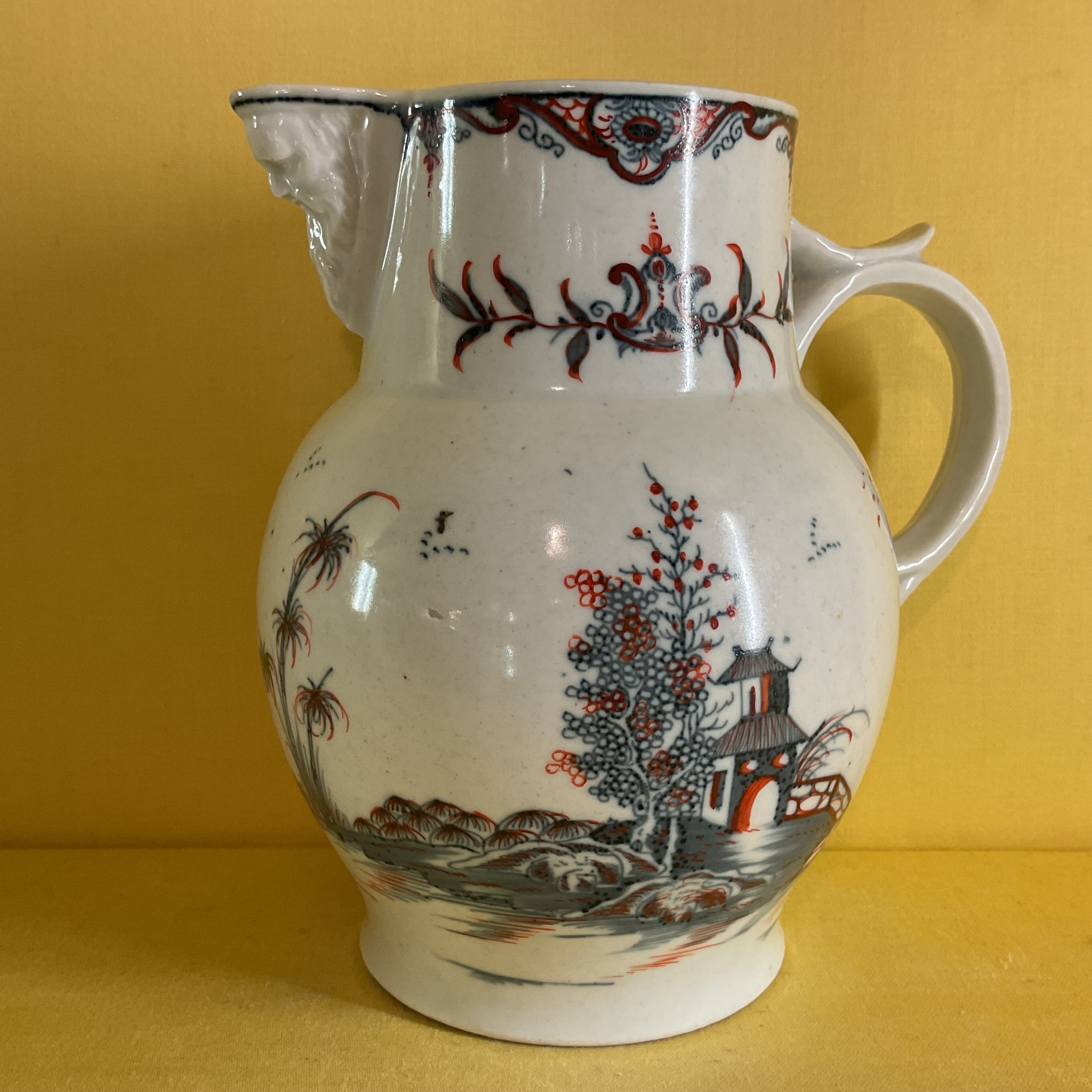 A Plymouth ovoid jug