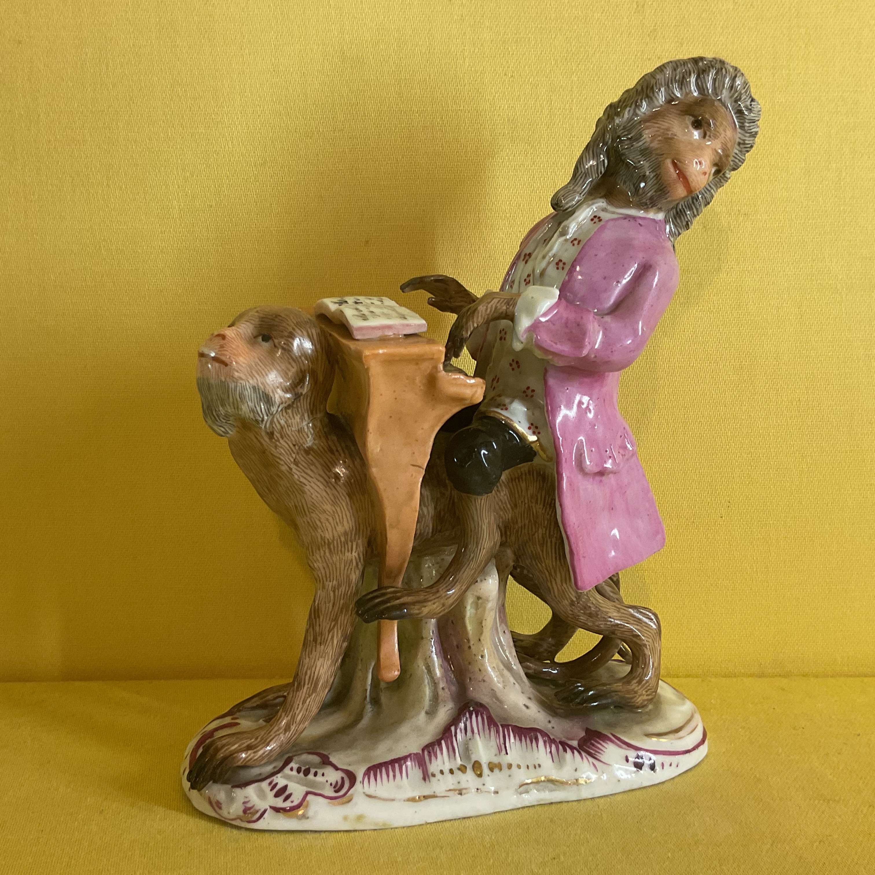 A rare Furstenberg model of a monkey musician 