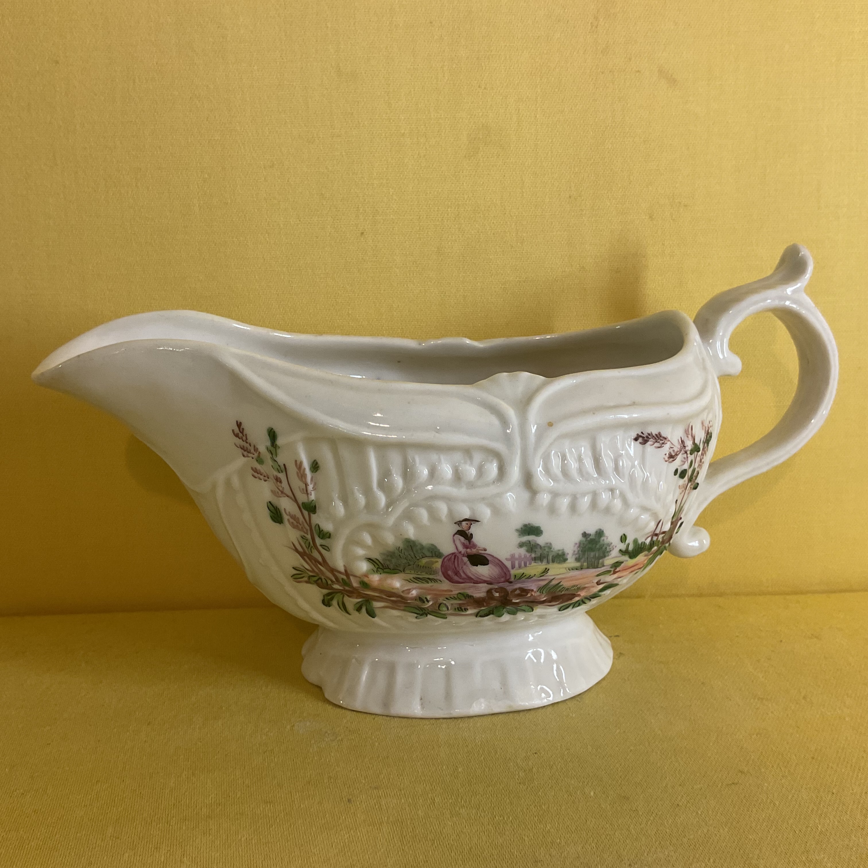 A Plymouth sauceboat 