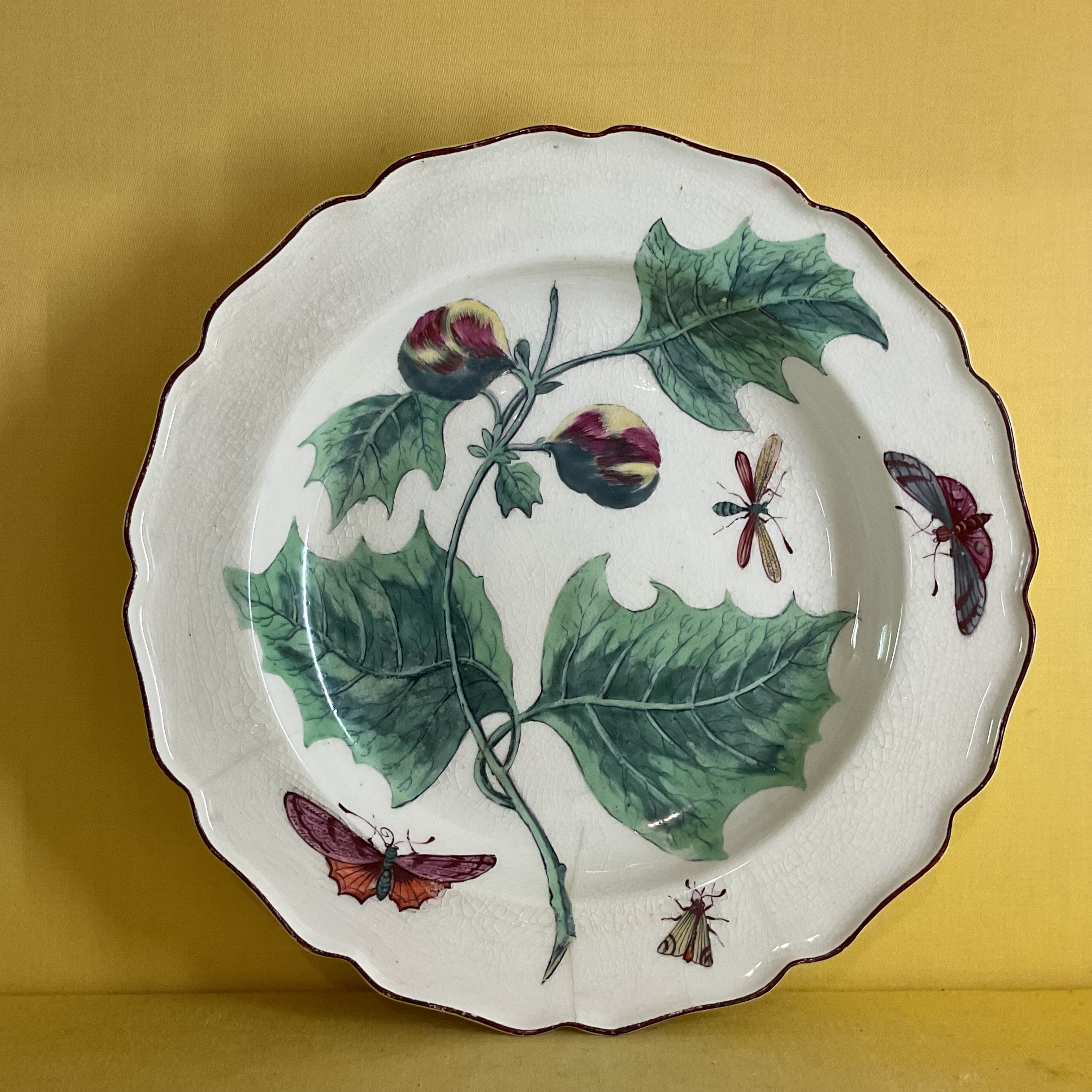 A Chelsea Hans Sloane plate 