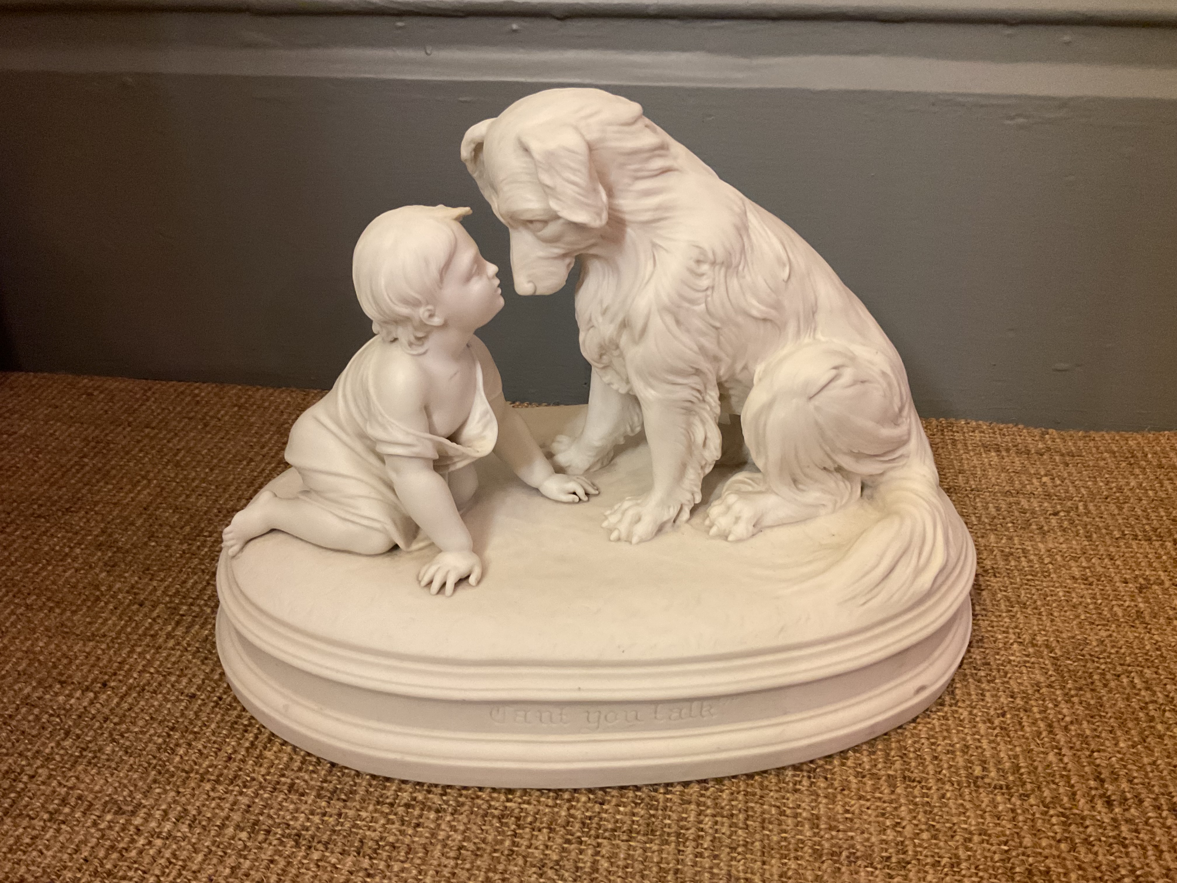 A rare Robinson and Leadbeater Parian large group 