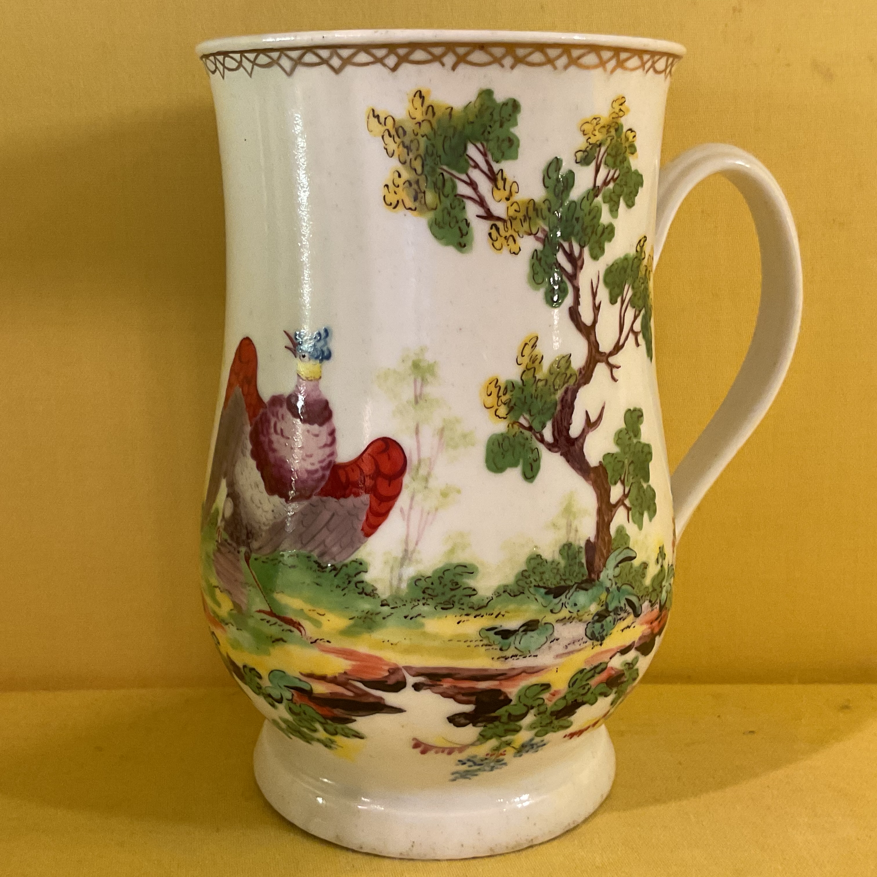 A Plymouth baluster shaped mug 