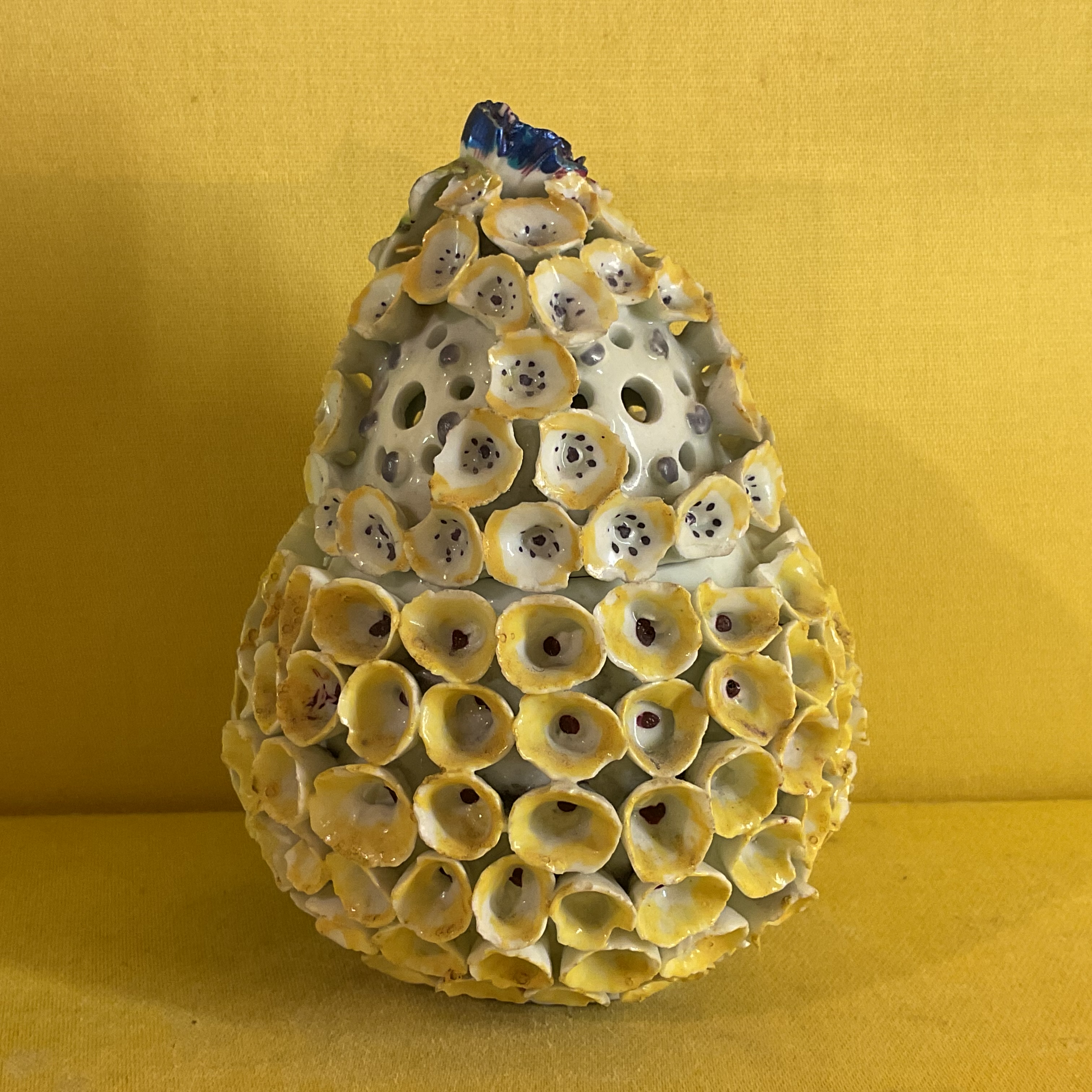 A rare Derby pot pourri vase and cover 