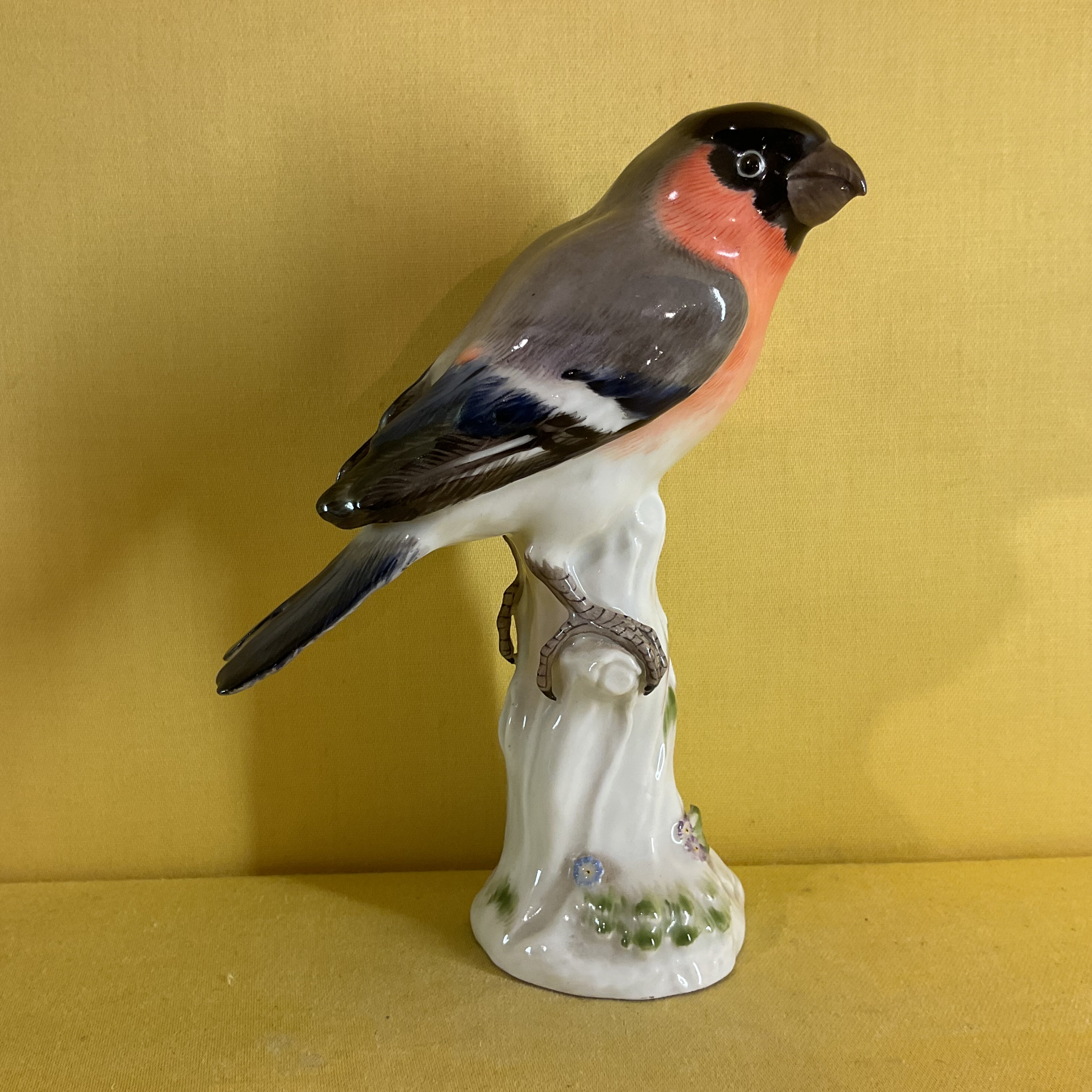 A Meissen model of a Bullfinch 