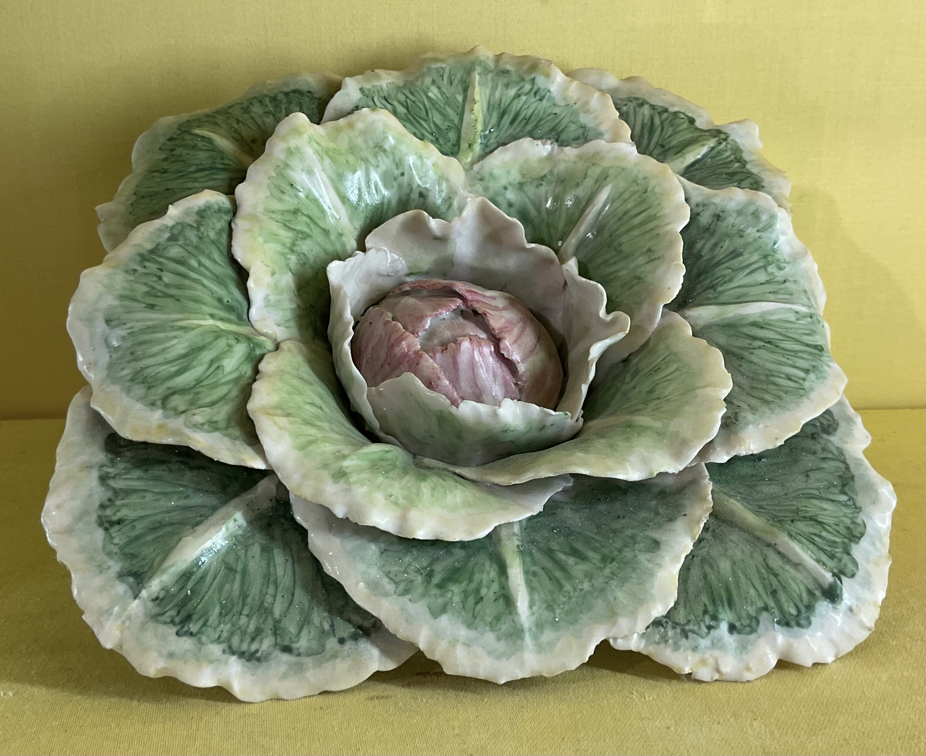 An Anne Gordon (Marchioness of Aberdeen) model of a cabbage 