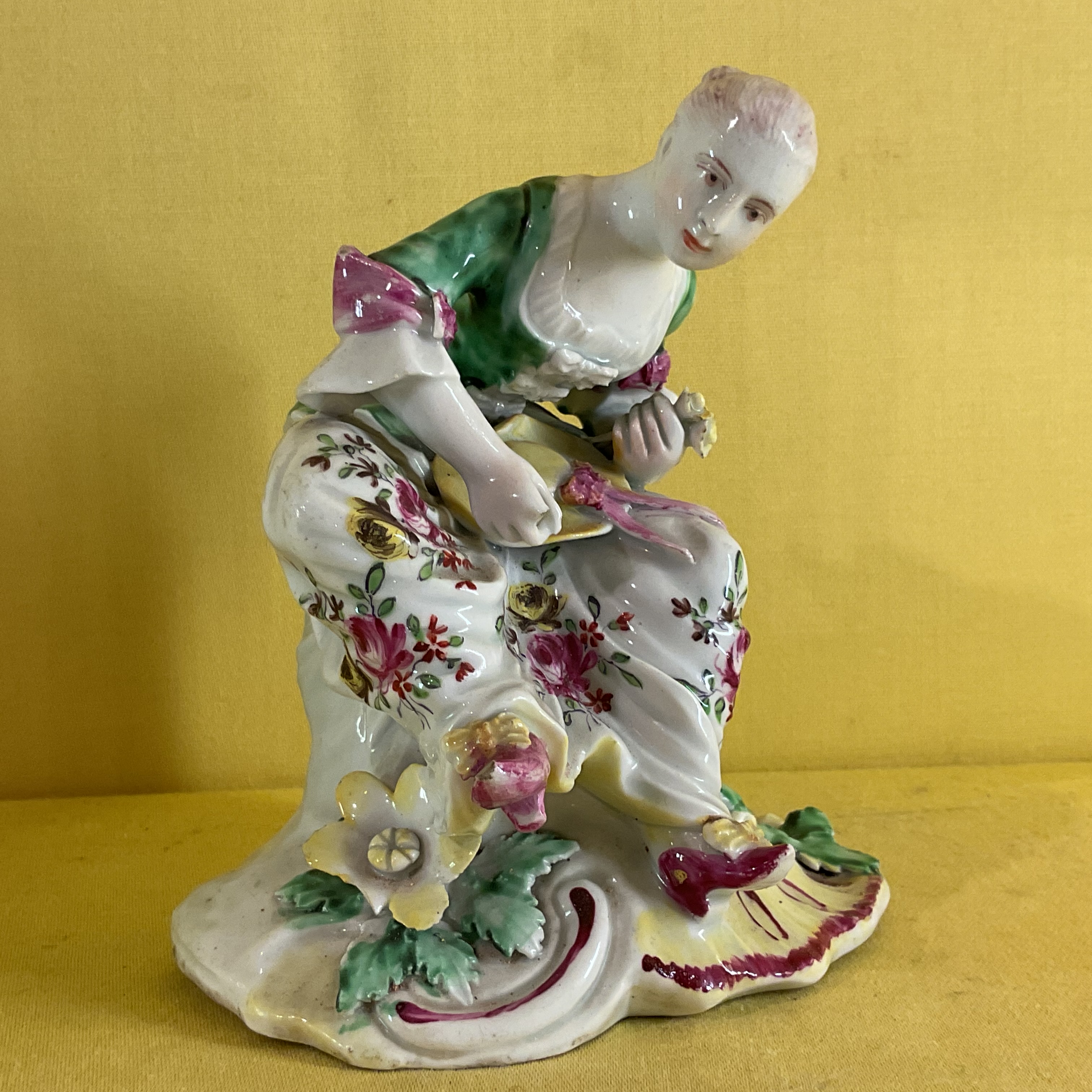A Derby ‘Pale Family’ figure 