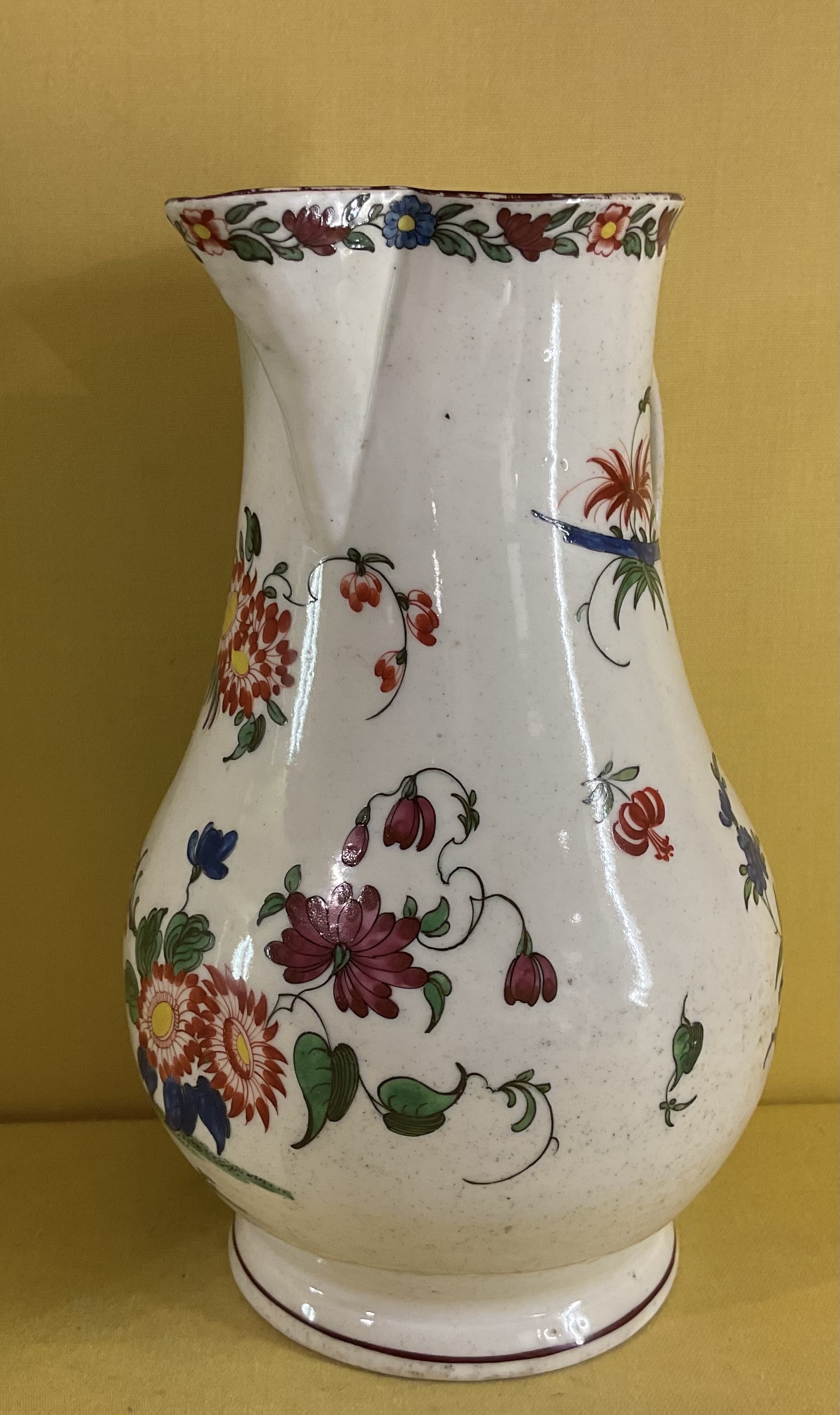 A Plymouth large baluster shaped jug 