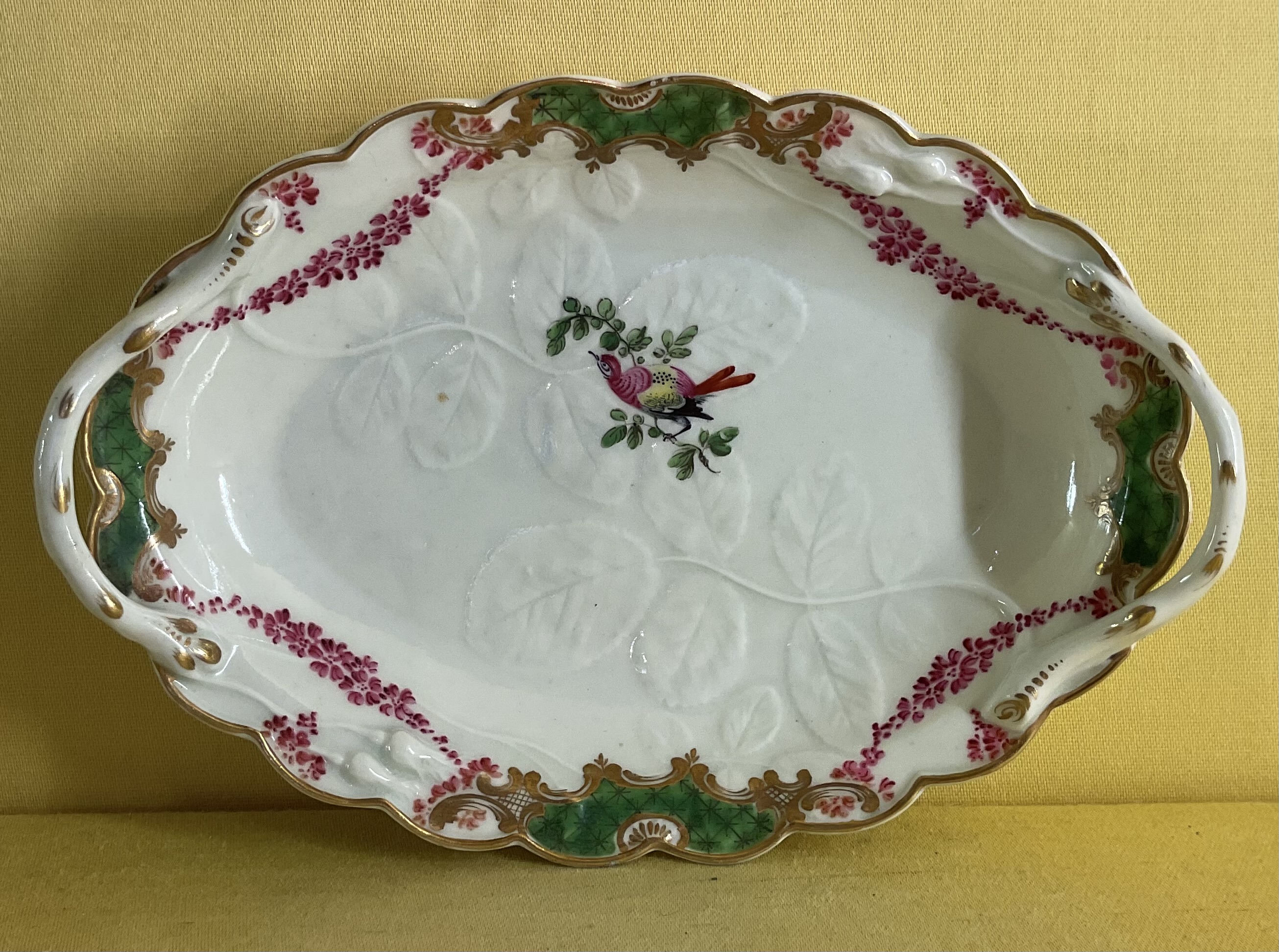 A rare Worcester spoon tray 