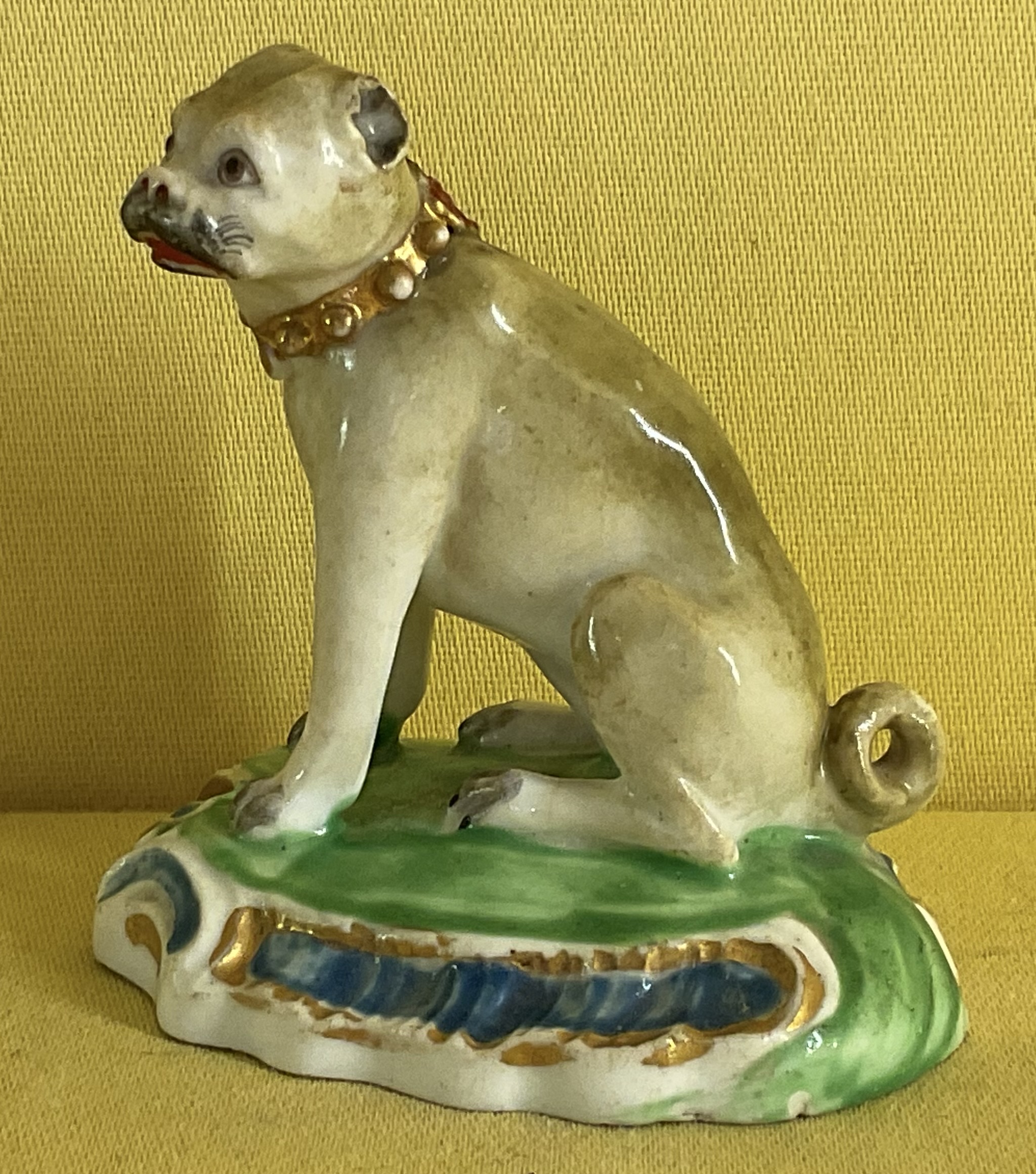 A Derby model of a pug 