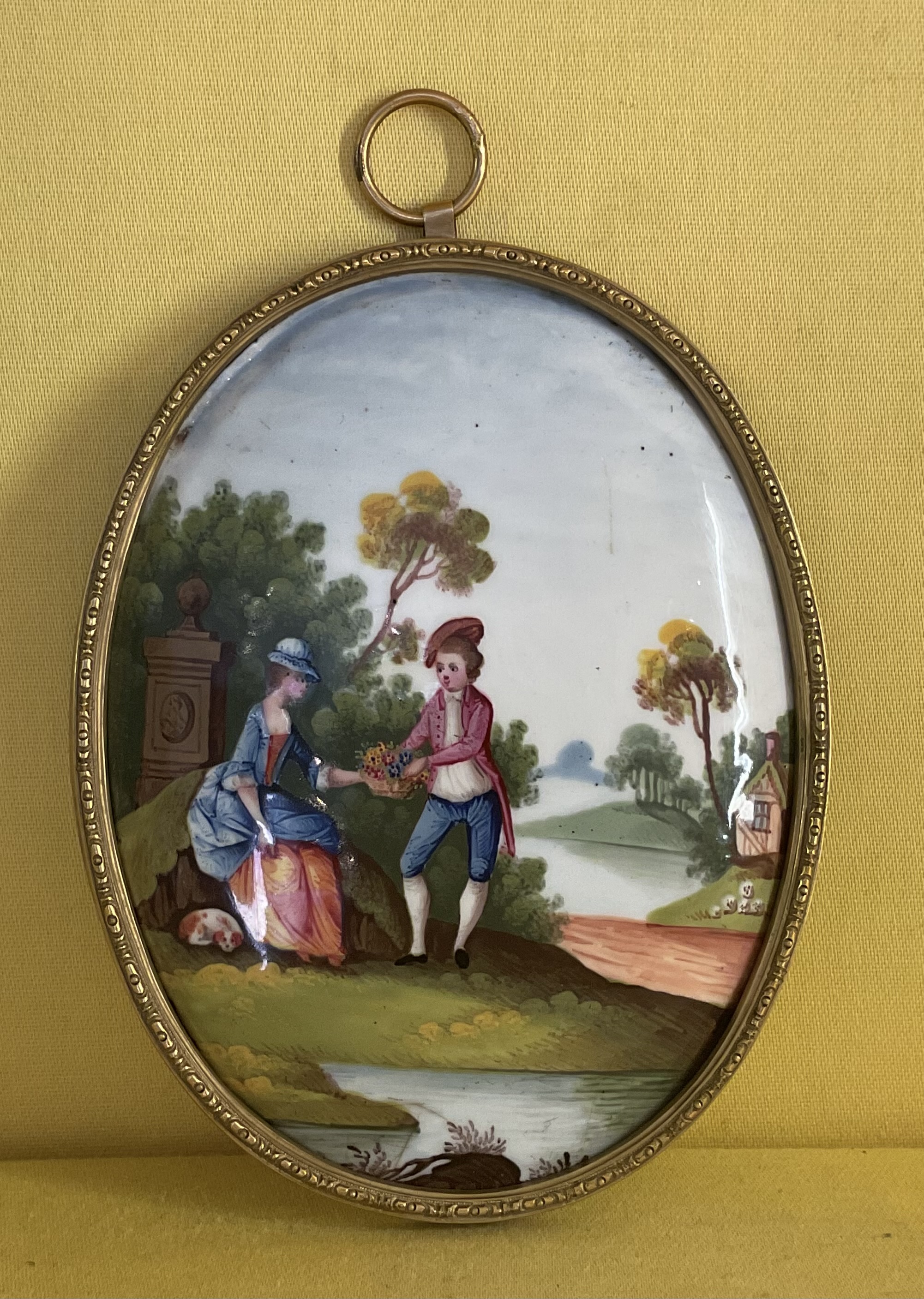 A South Staffordshire enamel plaque 