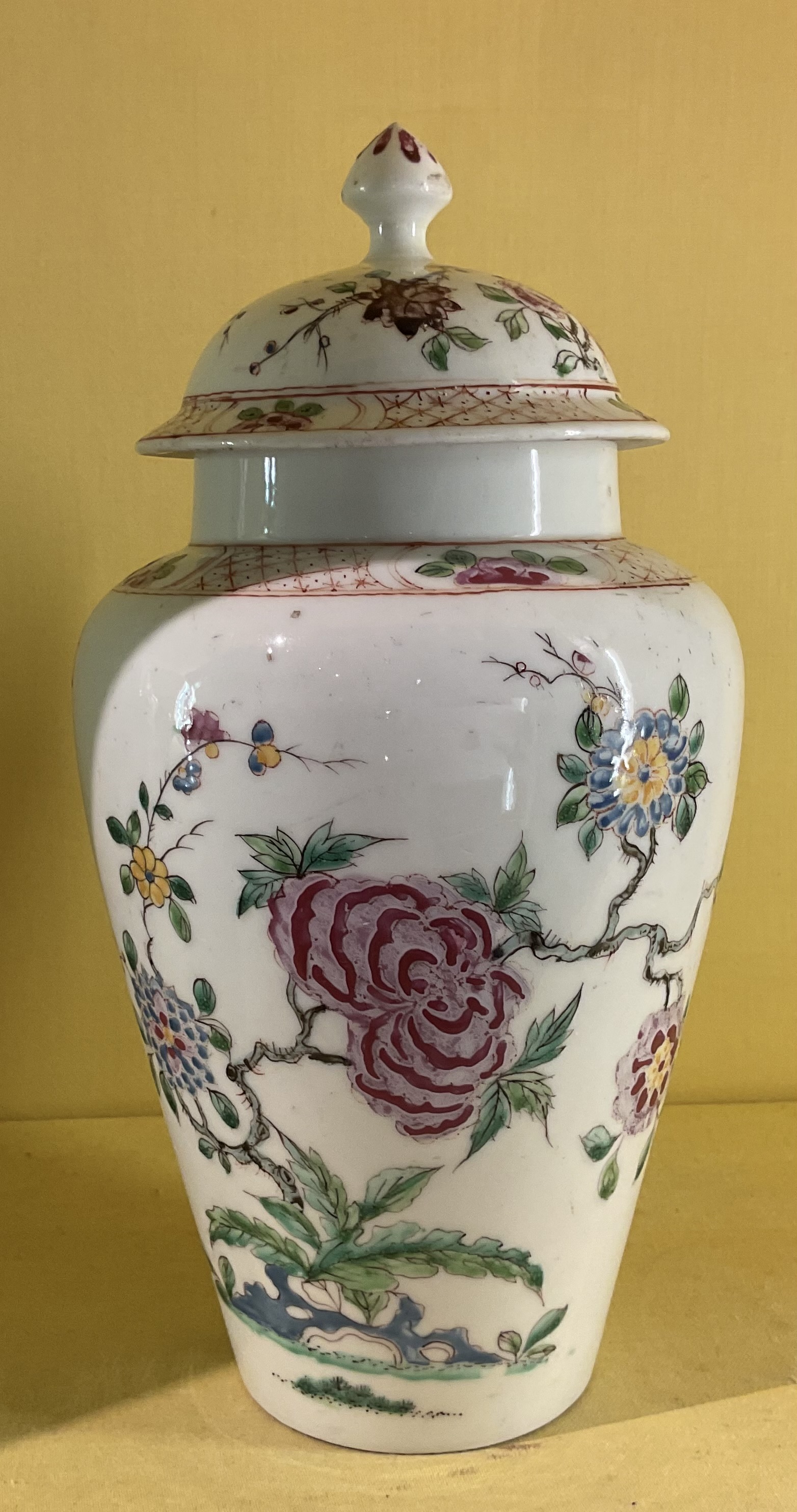 A Bow vase and cover 
