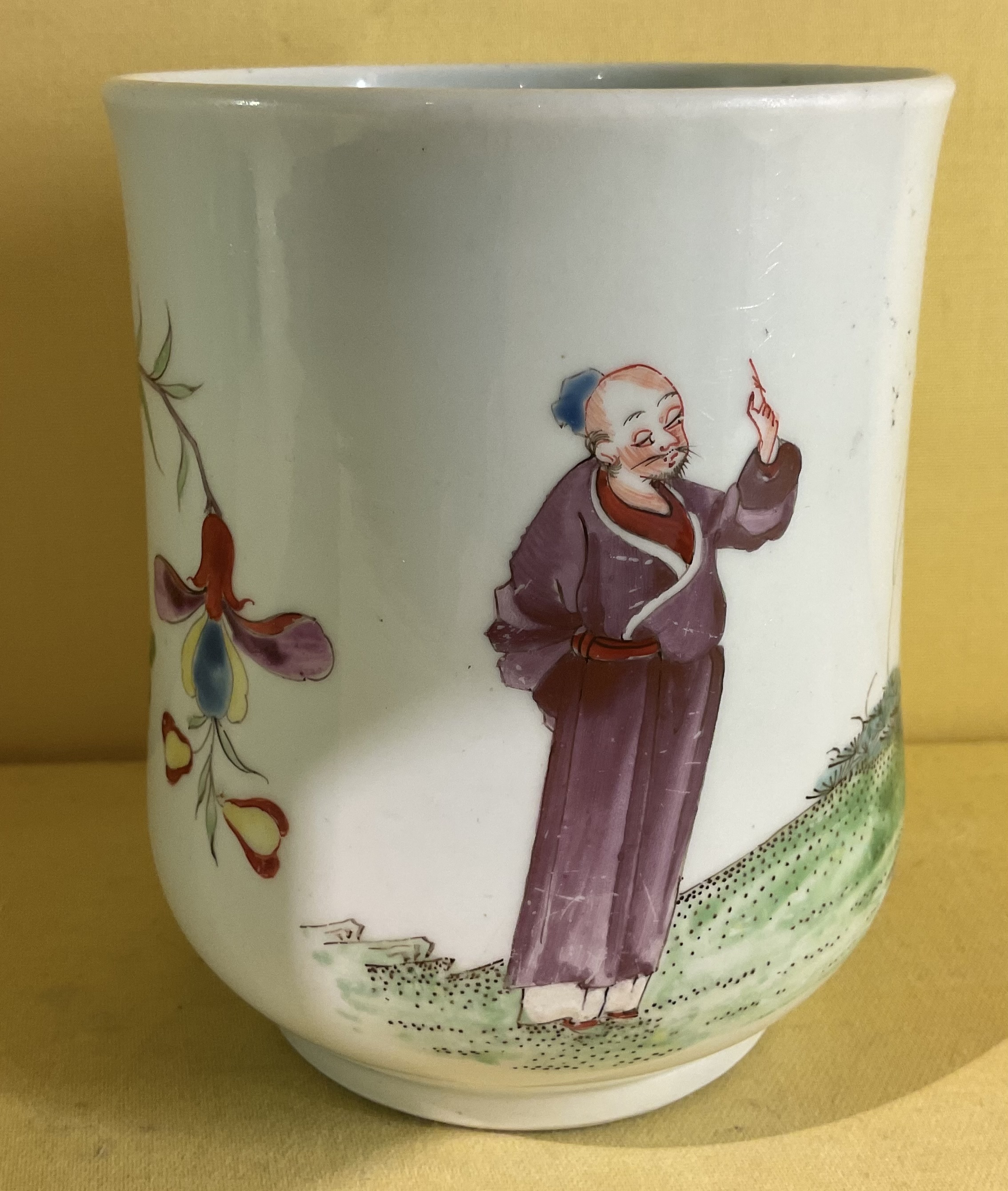 A superb Worcester baluster shaped mug 